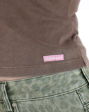 Aine Super Soft Baby Tee in Brown