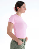 Aine Super Soft Baby Tee in Baby Pink