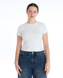 Aine Super Soft Baby Tee in White