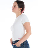 Aine Super Soft Baby Tee in White