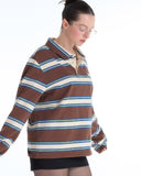 Ciara Polo Top in Classic Brown