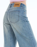 Niamh Low Rise Relaxed Petite Length Jean in Vintage Wash