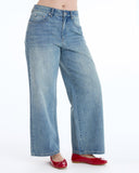 Niamh Low Rise Relaxed Petite Length Jean in Vintage Wash