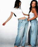 Niamh Low Rise Relaxed Jean in Vintage Wash