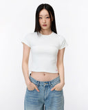 Aine Super Soft Baby Tee in White
