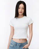 Aine Super Soft Baby Tee in White