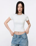 Aine Super Soft Baby Tee in White